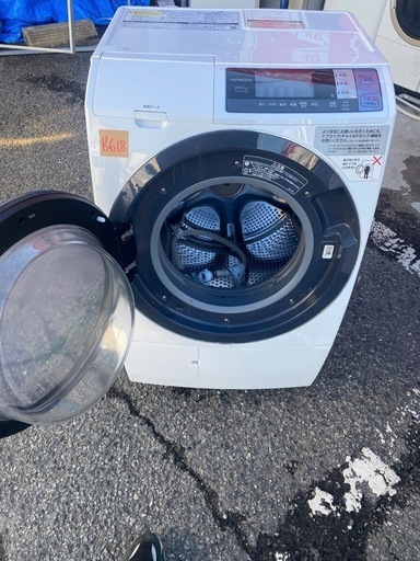 NO B618?福岡市内配送設置無料✨?BD-SG100BL-W ドラム式洗濯乾燥機 ビッグドラム ホワイト [洗濯10.0kg /乾