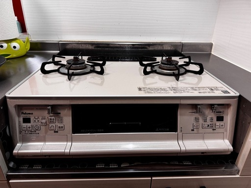 パロマ グランドシェフ 都市ガス 60cm グリル未使用ラクック付 PA-A95WCHL 両面