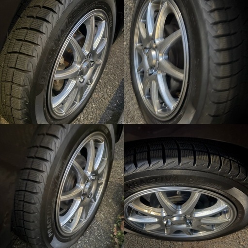 スタッドレスタイヤ　ホイール付き 155/65 R14