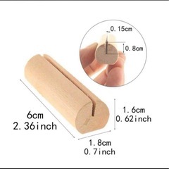 木製　ペーパースタンド　テーブルナンバーの画像