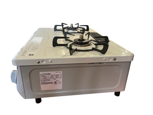 【決まりました】◯Rinnai RTE564BEL 都市ガス2020年製 グリル付き二口コンロ