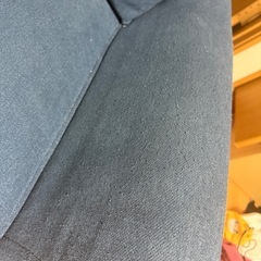 ニトリ 2人掛けソファ（ネイビー）の画像