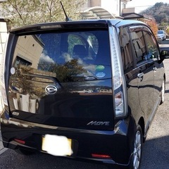 平成25年 走行6万9千Km ムーヴ　カスタム LA100S ブラックの画像