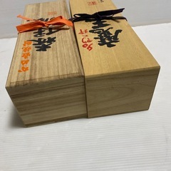 化粧箱 桐箱 森伊蔵 魔王 焼酎一升瓶 箱のみ 2点セット 贈答用 店舗用飾りの画像