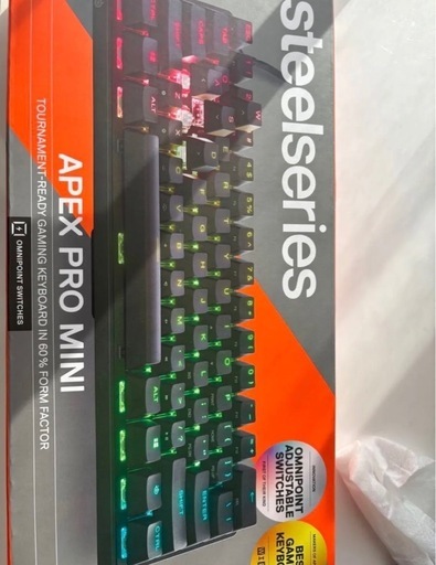 SteelSeries ラピッドトリガー 搭載 ゲーミングキーボード ミニサイズ Apex Pro MINI
