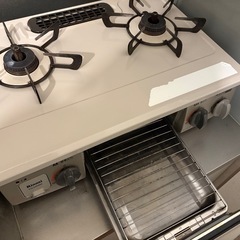 二口ガスコンロの画像