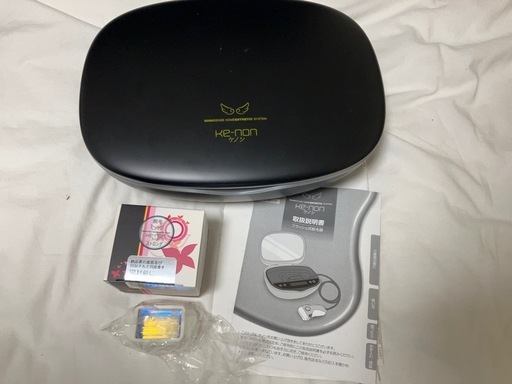 【動作確認済／新品カートリッジ2個付】ケノン 脱毛器 NIPL-2080 ブラック 説明書あり