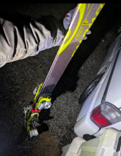 スキー板とブーツセット　160cm　26.5cm