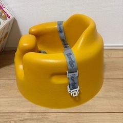 ★美品★ バンボ  黄色 マスタード 安全ベルト付き ベビーチェアの画像