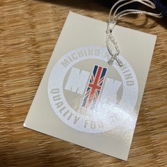MICHIKO LONDON KOSHINO ネイビー手袋 21cm タグ付きの画像