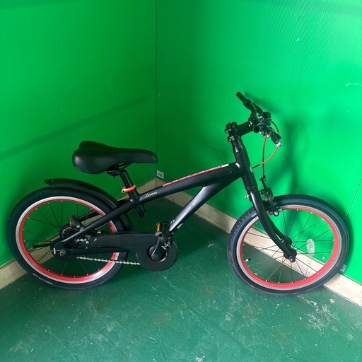 BRIDGESTONE Levena 子供用自転車 18インチ ブラック/レッド
