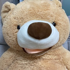 大きなくまのぬいぐるみの画像