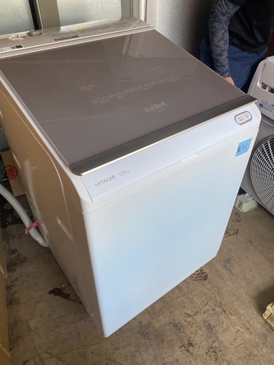 NO B631?福岡市内配送設置無料✨?縦型洗濯乾燥機 ビートウォッシュ シャンパン BW-DKX120F-N [洗濯12.0kg /