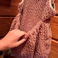 猫用エプロン　ポケットに猫入りますの画像