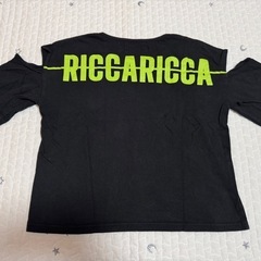 🌈しまむら RiccaRicca 肩出し半袖トップス140cmの画像