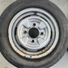 希少品 DE51Vエブリイスズキ純正12インチ スチールホイール4本セット テッチンの画像