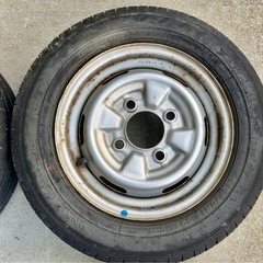 希少品 DE51Vエブリイスズキ純正12インチ スチールホイール4本セット テッチンの画像