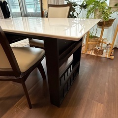 急【引渡し限定】ニトリ　ダイニングテーブルセットの画像