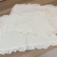 ニトリ　掛け布団カバー　ダブル　Nグリップ　レジェ　WH2Ｄ　フリル
の画像