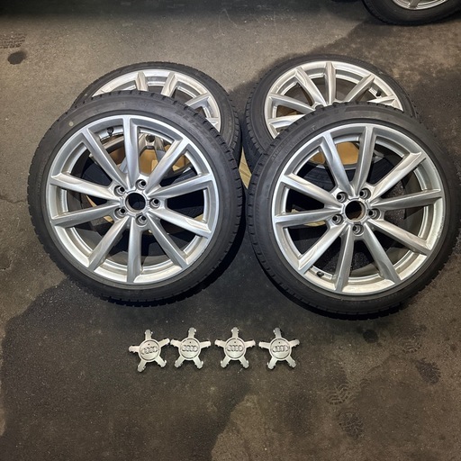 追記あり⭐︎Audi A6 純正品　S3に使用！⭐︎スタットレス　225/40R18 美品