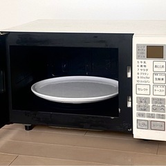 【無印良品】オーブンレンジ・電子レンジ M-E10A 【クリーニング済】の画像