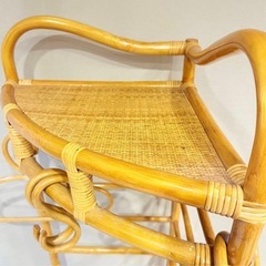 ラタン/籐/ハンガーラック/コーナーラックの画像