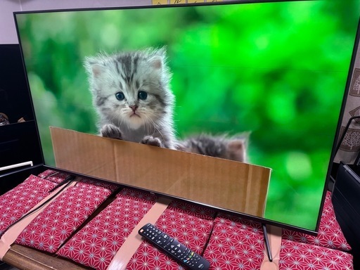 50型薄型テレビTCL 50K600U 50インチ 4K 薄型2019年製造　訳アリ