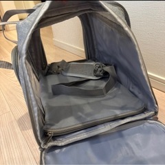 【ほぼ新品】小型犬クレートバッグの画像