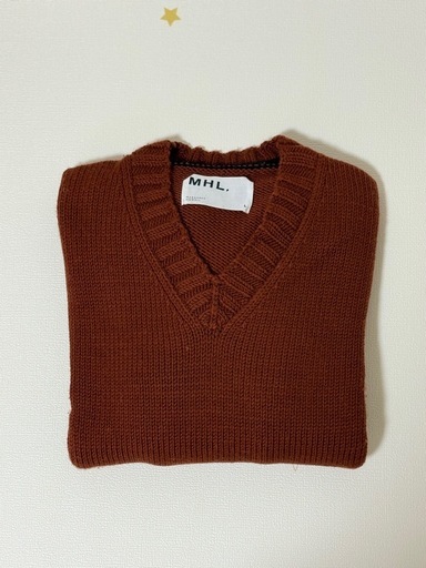 MHL Vネック ニット
