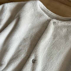 美品⭐︎ユニクロ　ノーカラーファージャケットの画像