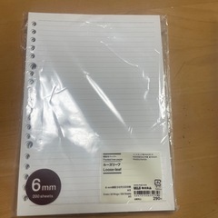 無印、ダイソールーズリーフＡ5の画像