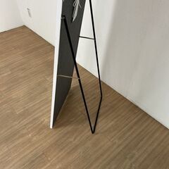 (新品)スタンドミラー　ホワイトフレーム【超特価OUTLET】の画像