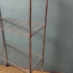 IRIS 4段メタルラック　キャスター付きの画像