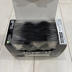 立体型マスク 黒 個包装 残り23枚の画像