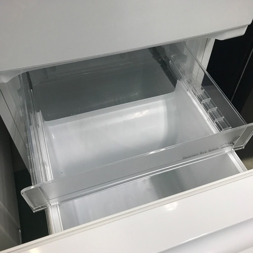 ジャングルジャングル貝塚店　冷蔵庫　ヤマダ　白　ホワイト　2ドア　右開き　2021年製　156L 耐熱トップテーブル　ガラス棚　庫内LED灯　ファン式　フォースター　中古　リサイクル　貝塚市　二色浜