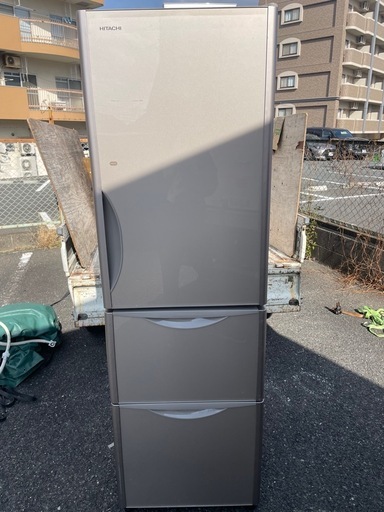 北九州市内配送無料　保証付き 日立R-S3200GV-XN 冷蔵庫 真空チルド クリスタルシャンパン [315L /3ドア /右開きタイプ]