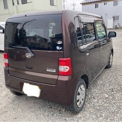 程度良好修復歴無し！ぜひご覧ください！楽々キーフリー！チョコレートカラーの21年式ムーヴコンテ！車検６月すぐ乗れます！フルセグテレビ！の画像
