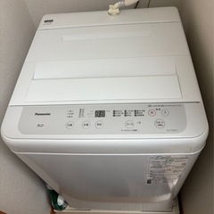 2020年製 Panasonic 5kg 洗濯機の画像