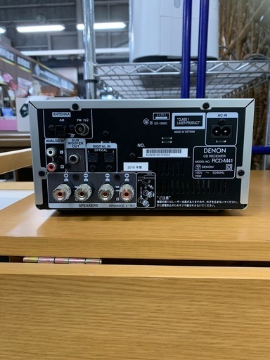 テノン　ラジオチューナー　CD・Bluetooth対応　RCD-M41 2018年製