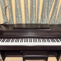 YAMAHA 電子ピアノ CLP-545R（2016年製）椅子付き ※一部キー音大きめの画像