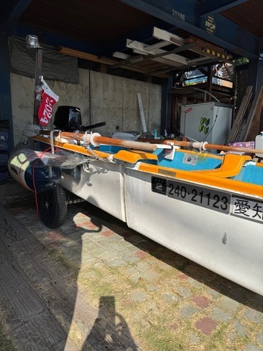 オーパクラフト 2分割ボート トーハツ5馬力船外機 装備品 引取り限定 愛知県