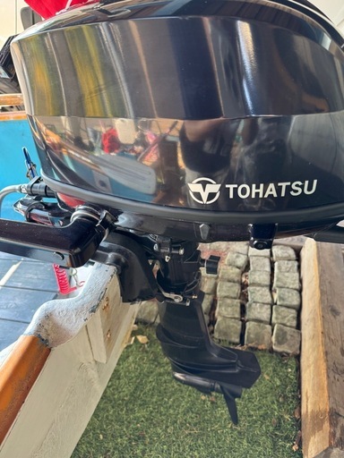 オーパクラフト 2分割ボート トーハツ5馬力船外機 装備品 引取り限定 愛知県