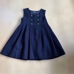 familiarのフォーマルワンピース&ジャケット　②　120サイズ　ネイビーの画像