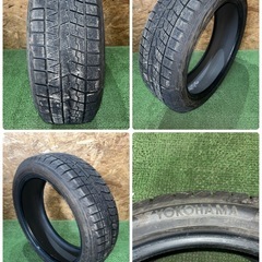 【法人出品】ヨコハマ IG70 25年製 195/50R19 4本 スタッドレスタイヤ 2本イボ残り 良溝の画像