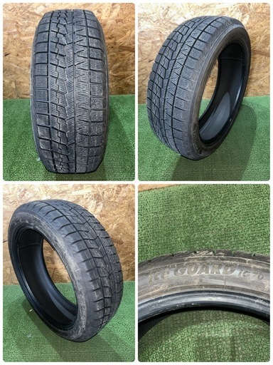 【法人出品】ヨコハマ IG70 25年製 195/50R19 4本 スタッドレスタイヤ 2本イボ残り 良溝