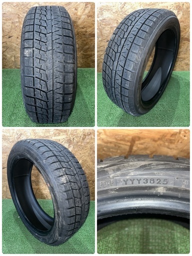【法人出品】ヨコハマ IG70 25年製 195/50R19 4本 スタッドレスタイヤ 2本イボ残り 良溝