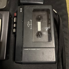 レトロ家電　カセットレコーダー　ポケットTVの画像
