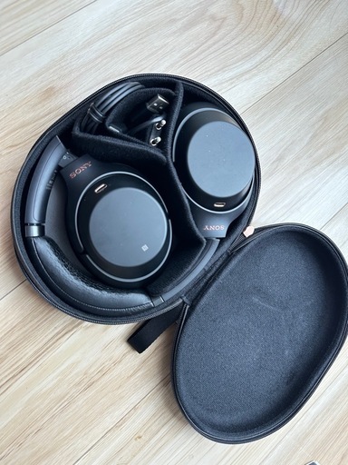 SONY ノイズキャンセリングヘッドホン WH-1000Xシリーズ／付属品完備／動作良好