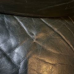 本革製　三人掛けソファー　ビンテージ感ありの画像
