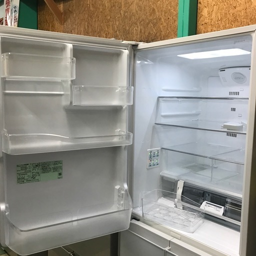 ジャングルジャングル貝塚店　冷蔵庫　ヒタチ　白　ホワイト　2019年製　401L 真空チルド　左開き　5ドア　冷凍冷蔵庫　自動霜取り　自動製氷　クリスタルドア　中古　リサイクル　貝塚市　二色浜